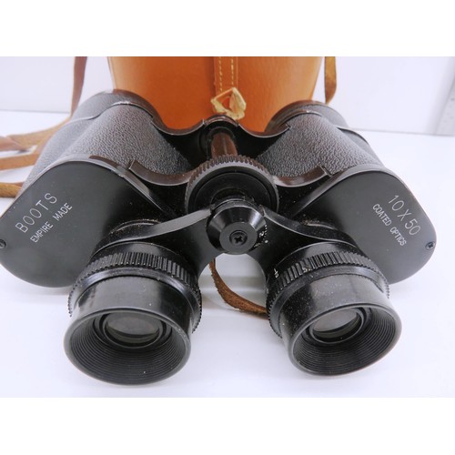 242 - VINTAGE BINOCULARS