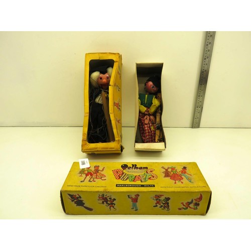 108 - TWO PELHAM PUPPETS, DUTCH BOY & HEAD MASTER