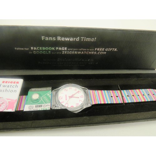 271 - ZEIGER KIDS FASHION WATCH NEW AND BOXED