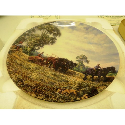 263 - FULL SET OF WEDGEWOOD YEAR IN THE COUNTRY DISPLAY PLATES