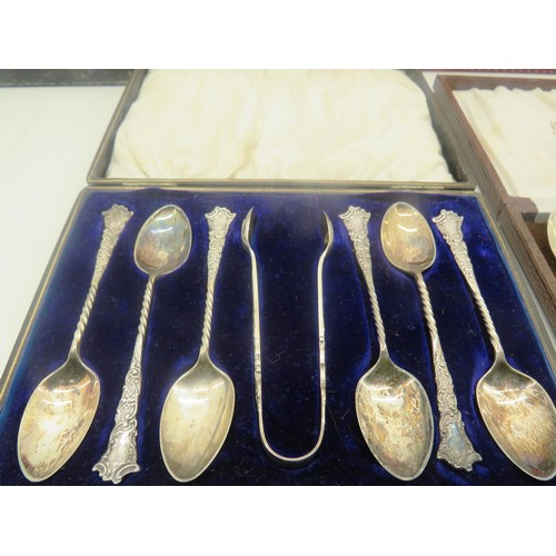 233 - FIVE VINTAGE CUTLERY SETS