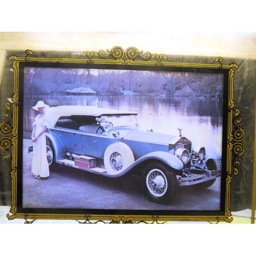 15 - LARGE VINTAGE ROLLS ROYCE MIRROR