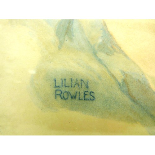 18 - VINTAGE LILIAN ROWLES BEVEL EDGES PICTURE