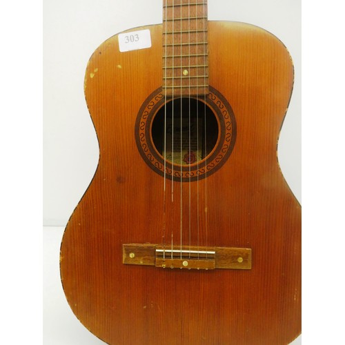 303 - 1960'S ECMOND ACCOUSTIC GUITAR