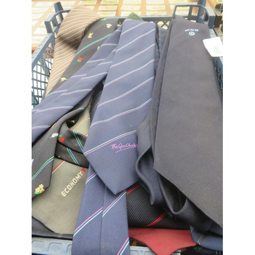 356 - 38 x VINTAGE THEMED TIES TETELEY, YEB, KELLINGLEY COLLIERY, VINTAGE TELESCOPE AND THREE FRAMED SETS ... 