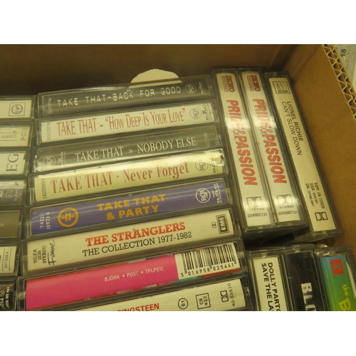 367 - BOX OF CASSETTE ALBUMS VARIOUS ARTISTS