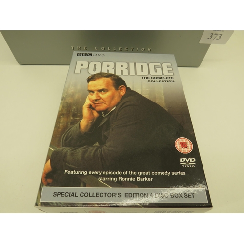 373 - PORRIDGE DVD BOX SET AND LAUREL AND HARDY 21 DVD BOX SET