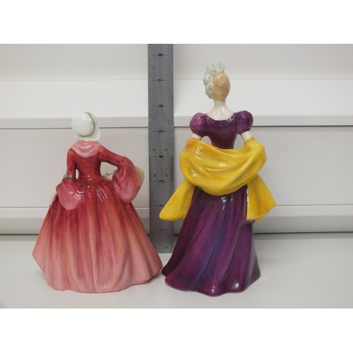 73 - TWO ROYAL DOULTON FIGURINES
JANET H.N. 1537
LORETTA H.N. 2337