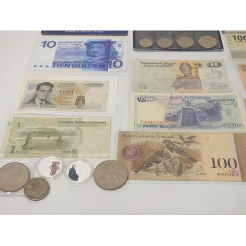 45 - BANKNOTES, COINS, COIN SETS ETC