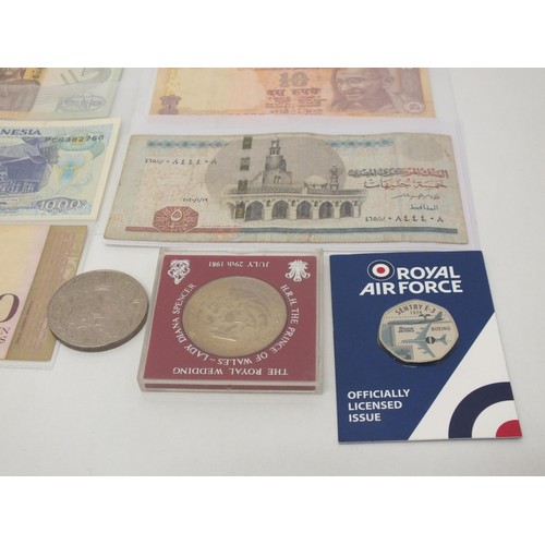 45 - BANKNOTES, COINS, COIN SETS ETC