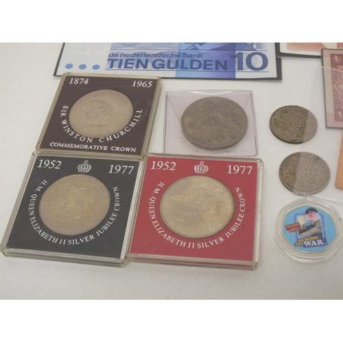 59 - COINS, COIN SET AND VARIOUS BANKNOTES