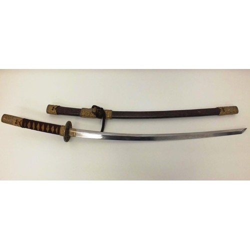 340 - SAMURAI SWORD WITH SCABBARD