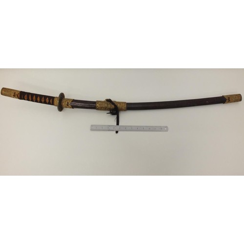 340 - SAMURAI SWORD WITH SCABBARD