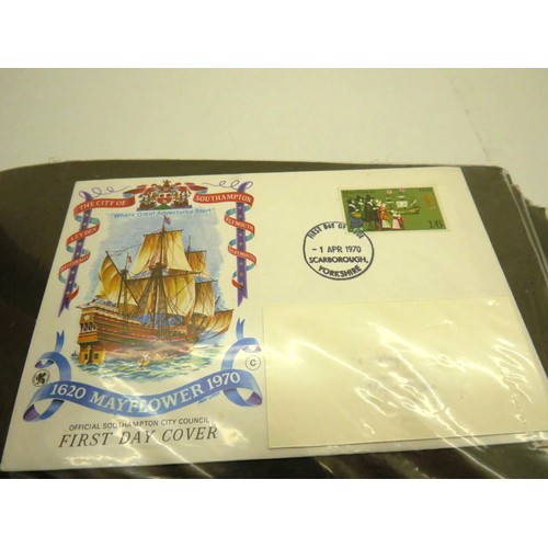 85 - 80 x FIRST DAY COVERS IN ALBUM