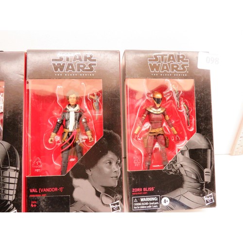 98 - 4 x STAR WARS BLACK SERIES 6