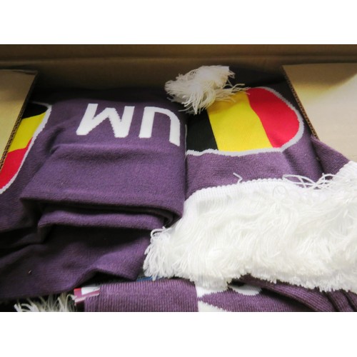 102 - BOX OF OFFICIAL WOMENS EURO SCARVES