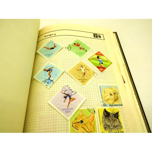 120 - ALL WORLD STAMP ALBUM AND FIRST DAY COVERS