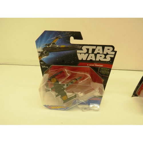 27 - 6 x STARWARS DIECAST MODELS AS NEW