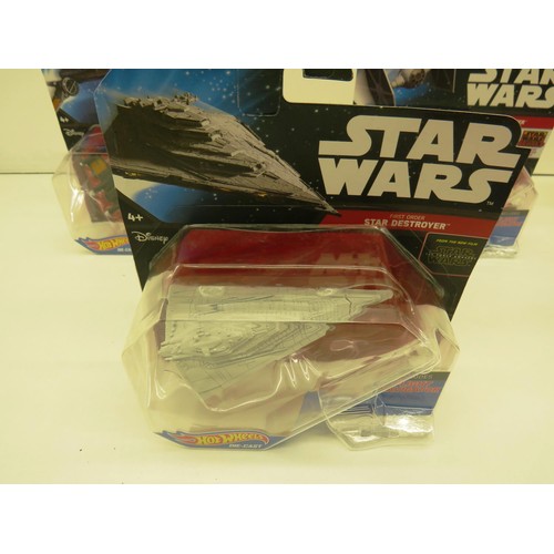 27 - 6 x STARWARS DIECAST MODELS AS NEW