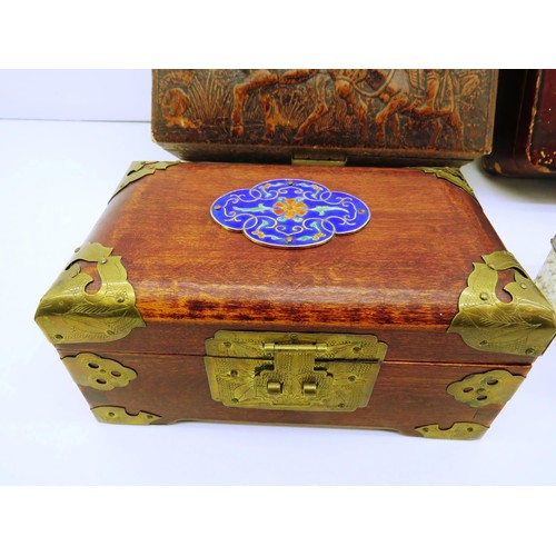 398 - 4 x JEWELLERY BOXES