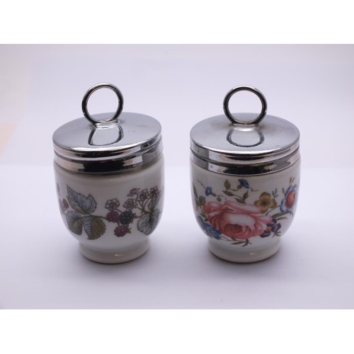 128 - 2 x ROYAL WORCESTER EGG CODDLERS