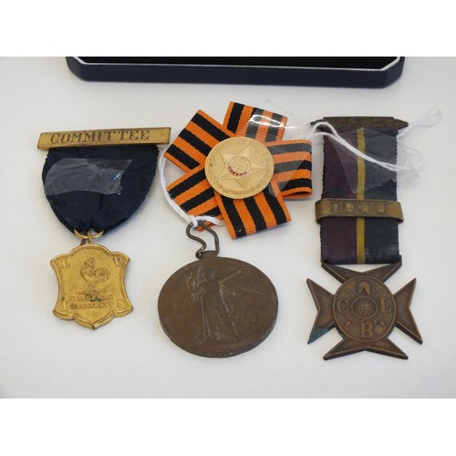 242 - COLLECTION OF MEDALS INCLUDING NATIONAL SERVICE