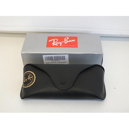 161 - RAY-BAN SUNGLASSES - NEW IN CASE WITH BOX AND PAPERWORK