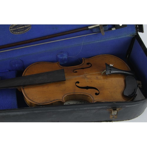 407 - Vintage Violin with Case