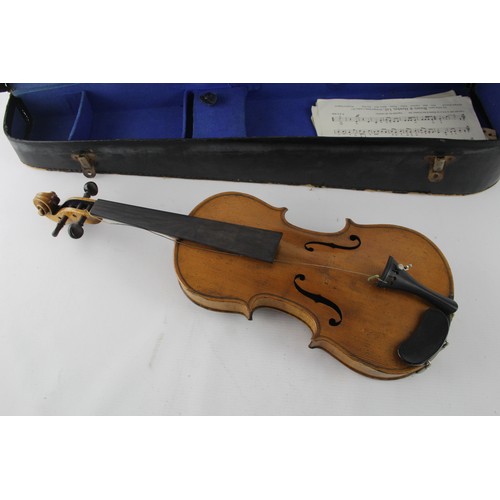 407 - Vintage Violin with Case