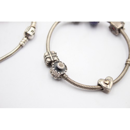 426 - X 2 .925 Pandora Bracelets (68g)