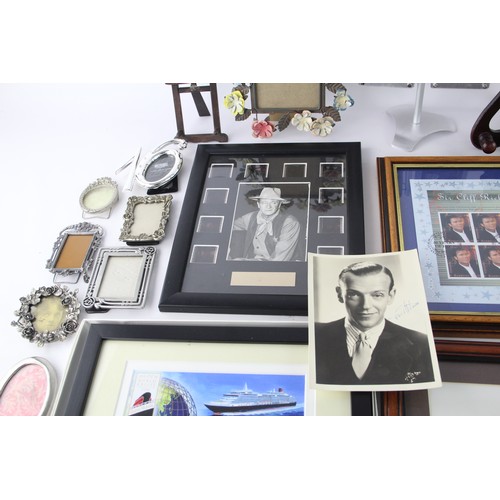 431 - 35 x Assorted PICTURE FRAMES & Artwork Inc Film / TV, Film Cells, Etc