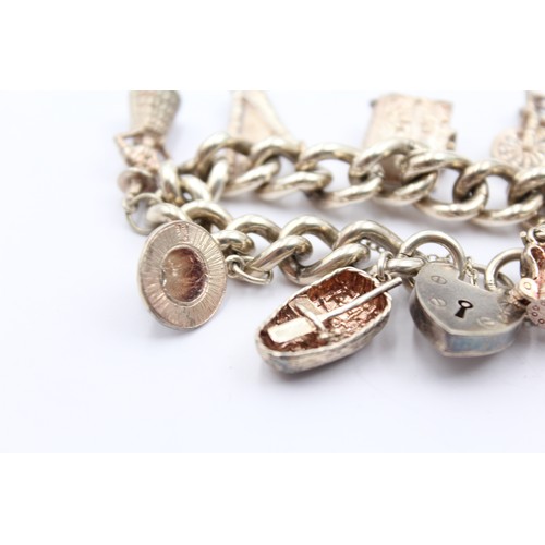 438 - .925 Charm Bracelet (89g)