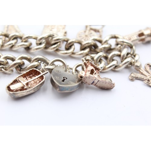 438 - .925 Charm Bracelet (89g)