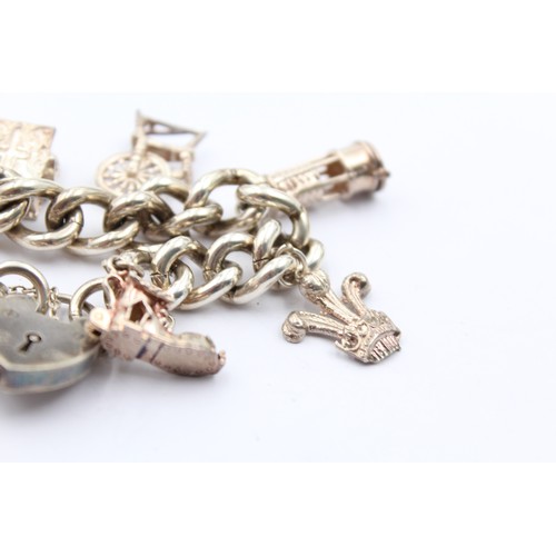 438 - .925 Charm Bracelet (89g)