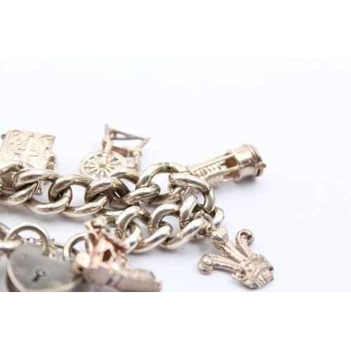 438 - .925 Charm Bracelet (89g)