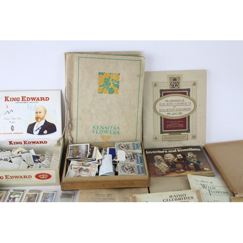 439 - Job Lot Of Assorted Antique Vintage CIGARETTE CARDS Inc Albums, Boxed