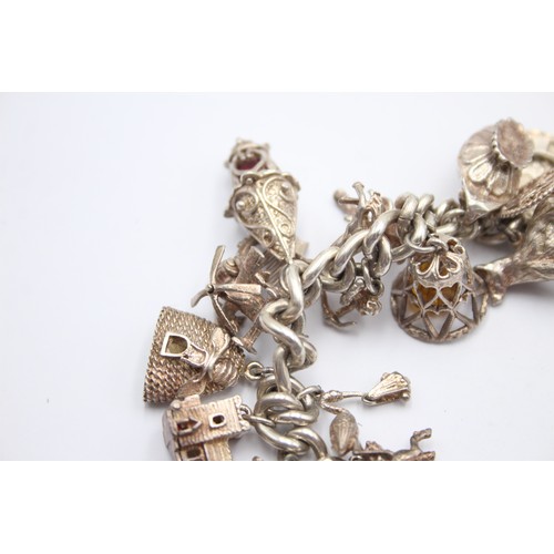 446 - .925 Charm Bracelet (108g)