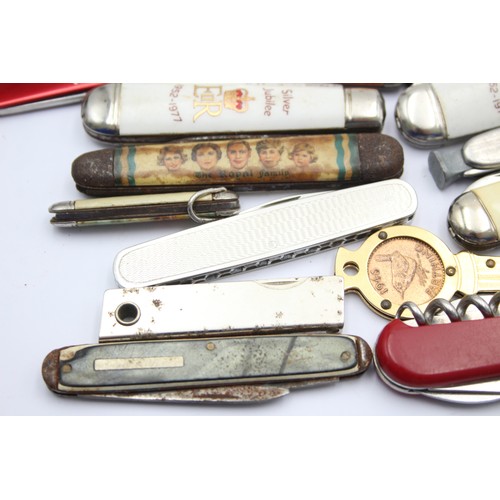 465 - 20 x Vintage Assorted Small Pocket KNIVES Inc Smokers Knives, Pen Knives Etc