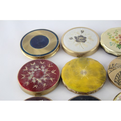 479 - 15 x Assorted Vintage Ladies Powder COMPACTS Inc Stratton, Coty, Melissa etc