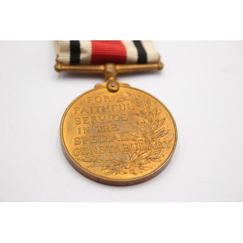 529 - Boxed GV Special Constabulary Medal & Award Letter Named John. B. Cooke