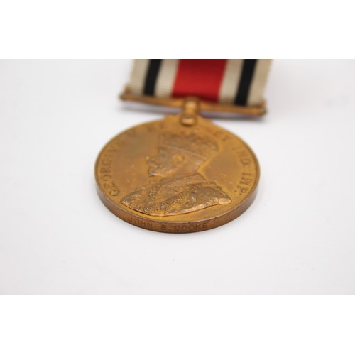 529 - Boxed GV Special Constabulary Medal & Award Letter Named John. B. Cooke