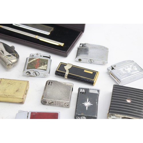 535 - 30 x Assorted Cigarette LIGHTERS Inc Ronson, Colibri, Mosda Etc