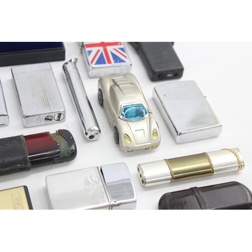 539 - 30 x Assorted Cigarette LIGHTERS Inc Ronson, Colibri, Panther Etc