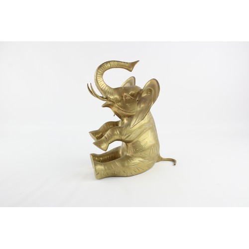 583 - Vintage Large Decorative BRASS Elephant Figure / Ornament (6653g)