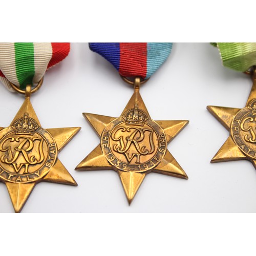 601 - 4 x WW2 Medals Inc Atlantic & Itlay Stars