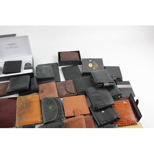 625 - 40 x Assorted Gents WALLETS & Accessories Inc Leather, Vintage, Boxed etc