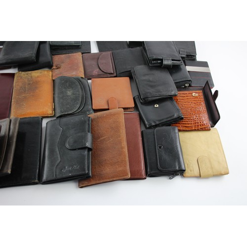 625 - 40 x Assorted Gents WALLETS & Accessories Inc Leather, Vintage, Boxed etc