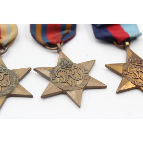 644 - 4 x WW2 Medals Inc Burma, Africa Stars, Etc