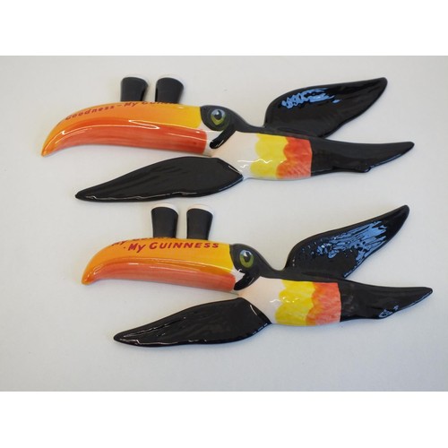 116 - SET OF THREE CARLTONWARE GUINNESS TOUCANS