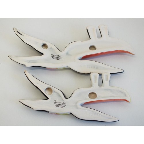 116 - SET OF THREE CARLTONWARE GUINNESS TOUCANS